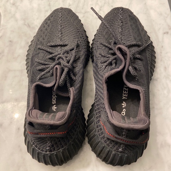 Black Reflective Yeezy’s Size 9. Worn a handful of times. No longer have box. - Picture 6 of 7